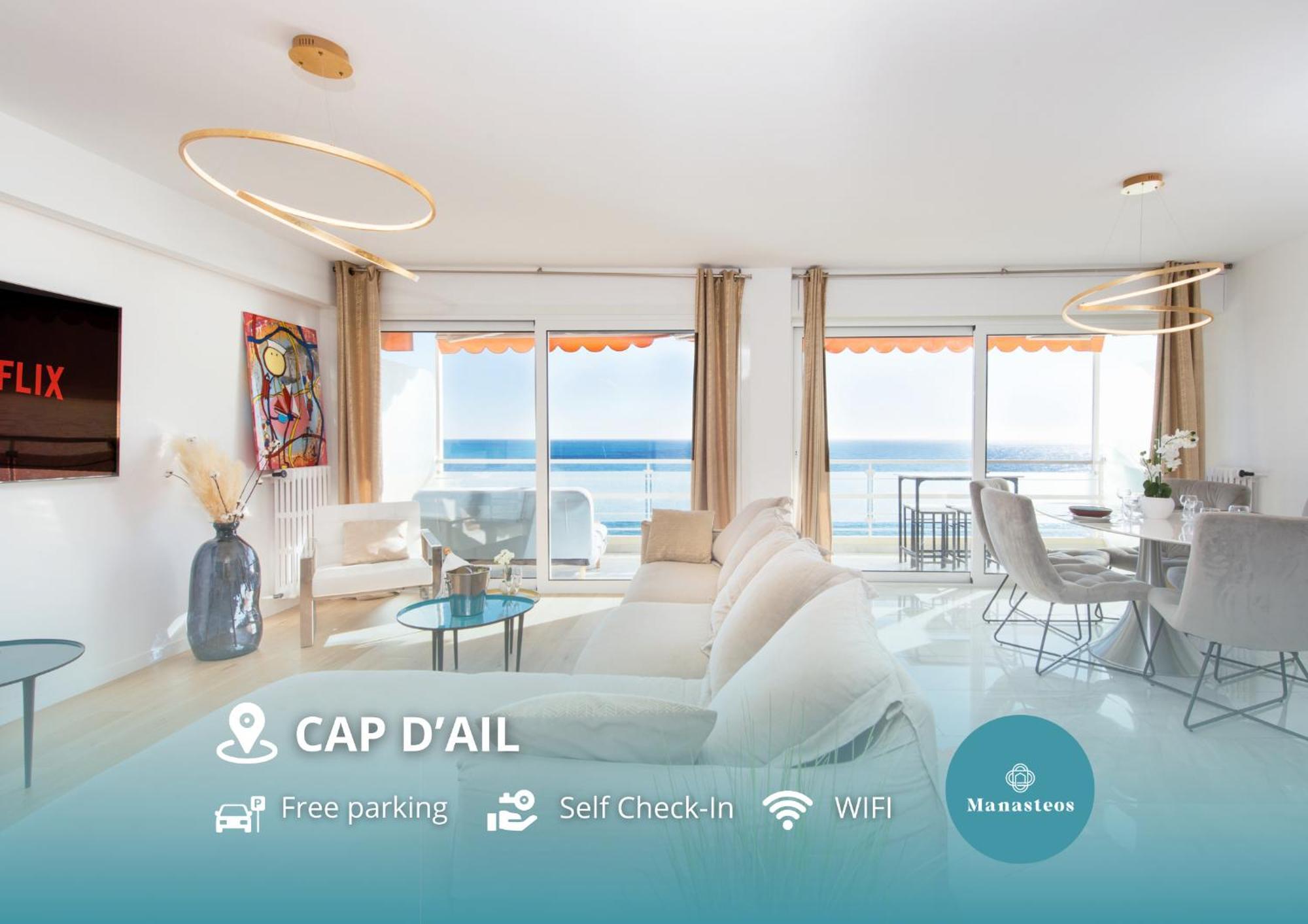 Luxueux - Terrasse Vue Mer - Parking Prive - Bo Saint-Antoine  Экстерьер фото